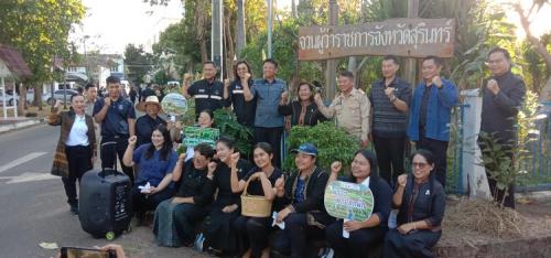 ภาพปลูกผัก ณ จวนผู้ว่าราชการจังหวัดสุรินทร์