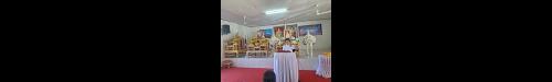 พิธีอัญเชิญเงินขวัญถุงพระราชทานกองทุนแม่ของแผ่นดิน บ้านหนองตะเคียน หมู่ที่ 8 ตำบลตรำดม อำเภอลำดวน จังหวัดสุรินทร์